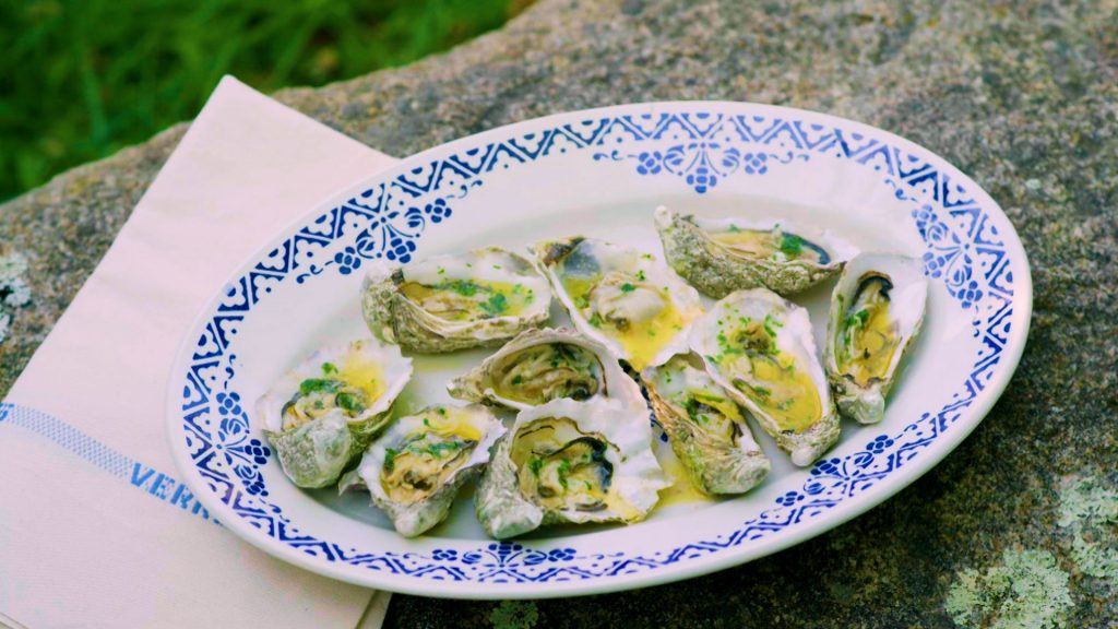 Barbecued Oysters In Garlic Butter - Recipe.tv