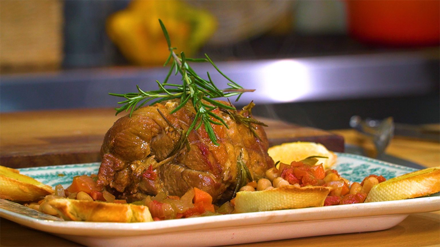Braised Lamb Shoulder in Red Wine & Bean Sauce Recipe.tv